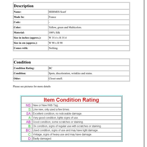 Hermès Green and Gold Silk Scarf - Picture 11 of 11